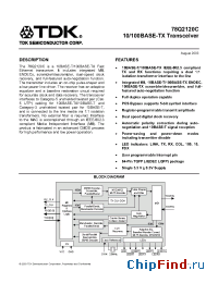 Datasheet 78Q2120C manufacturer TDK