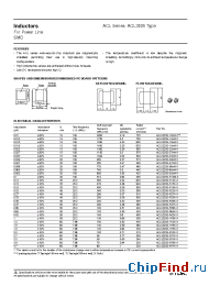 Datasheet ACL3225S-180K-X manufacturer TDK