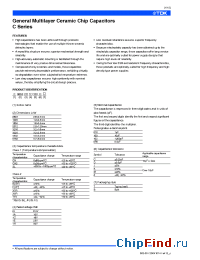 Datasheet C0603CH1HR75C manufacturer TDK