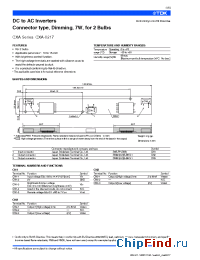 Datasheet CXA-0217 manufacturer TDK