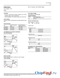 Datasheet NLFC453232T-6R8M manufacturer TDK