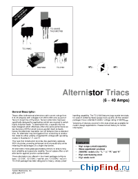 Datasheet Q7040P manufacturer Teccor