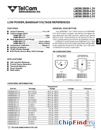 Datasheet LM285EZB-1.2 manufacturer TelCom