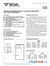 Datasheet TC1023VUA производства TelCom
