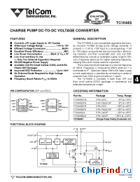 Datasheet TC1044 manufacturer TelCom