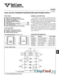 Datasheet TC232 manufacturer TelCom