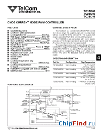 Datasheet TC38C46 manufacturer TelCom