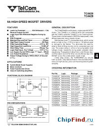 Datasheet TC4420EPA manufacturer TelCom