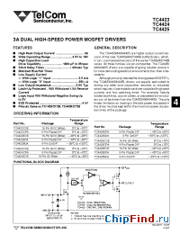 Datasheet TC4425COE manufacturer TelCom