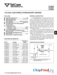 Datasheet TC4428CPA manufacturer TelCom