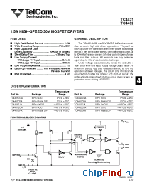 Datasheet TC4432EJA производства TelCom