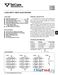 Datasheet TC4467EJD производства TelCom
