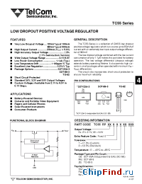 Datasheet TC55RP2101ECB manufacturer TelCom