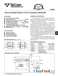 Datasheet TC660CPA manufacturer TelCom