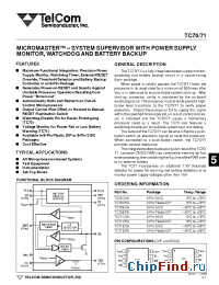 Datasheet TC70CPA производства TelCom