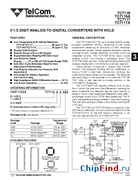 Datasheet TC7116 manufacturer TelCom