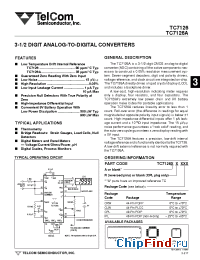 Datasheet TC7126 manufacturer TelCom