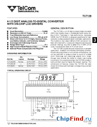 Datasheet TC7129 производства TelCom