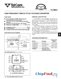 Datasheet TC7660HCOA manufacturer TelCom