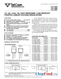 Datasheet TCL1584 manufacturer TelCom