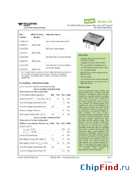 Datasheet CD00CFW manufacturer Teledyne