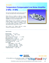 Datasheet CMT-40-1809 manufacturer Teledyne