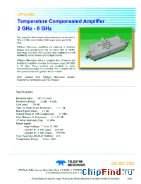 Datasheet CMT-4-0503 manufacturer Teledyne