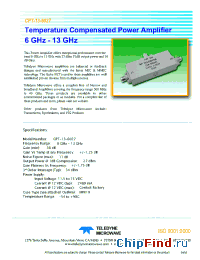 Datasheet CPA-18-6037 manufacturer Teledyne
