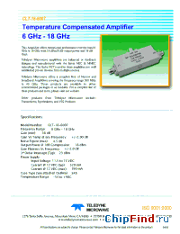 Datasheet CPT-18-6016 manufacturer Teledyne