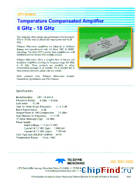 Datasheet CPT-18-6019 manufacturer Teledyne