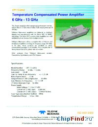 Datasheet CPT-18-6026 manufacturer Teledyne