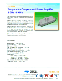 Datasheet CPT-8-2014 manufacturer Teledyne