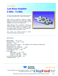 Datasheet TLA-13-6014 manufacturer Teledyne