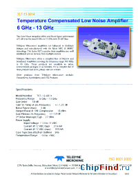 Datasheet TLT-13-6015 manufacturer Teledyne