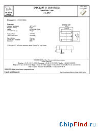 Datasheet DTC1297 manufacturer Temex
