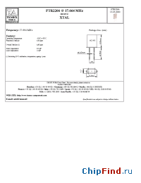 Datasheet FTR2266 manufacturer Temex