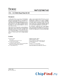 Datasheet AM1K-67132L-35RD manufacturer TEMIC