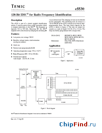 Datasheet E5530H-232-S8 manufacturer TEMIC