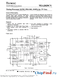 Datasheet TEA2029CV manufacturer TEMIC