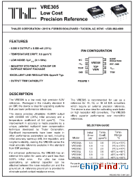 Datasheet VRE305CD manufacturer Thaler