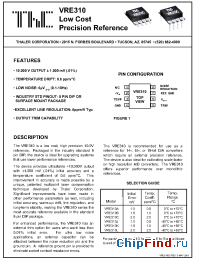 Datasheet VRE310BD manufacturer Thaler