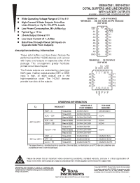 Datasheet 54HC541 manufacturer TI