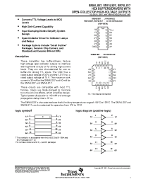 Datasheet 54LS07 manufacturer TI