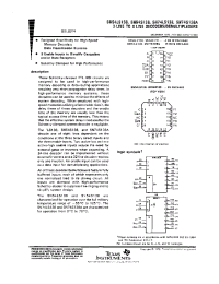 Datasheet 54LS138 manufacturer TI