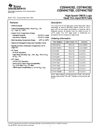 Datasheet 5962-8975101CA manufacturer TI