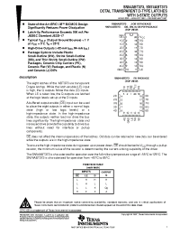 Datasheet 5962-9321801QRA manufacturer TI