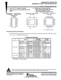 Datasheet 5962-9682101QDA manufacturer TI