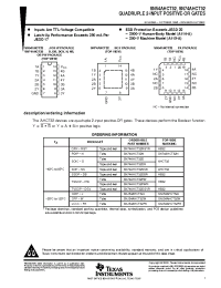 Datasheet 5962-9682601QCA manufacturer TI
