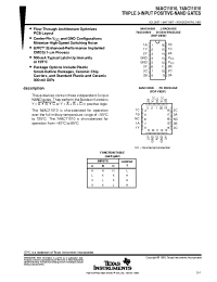 Datasheet 74AC11010N manufacturer TI