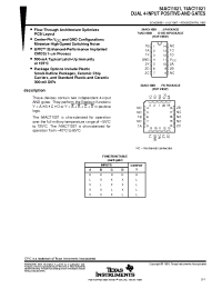 Datasheet 74AC11021D manufacturer TI